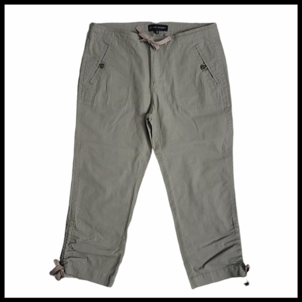 NWOT Lady Hathaway Cotton Blend Casual Capri